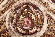 Pietro Perugino God the Creator and Angels oil painting reproduction